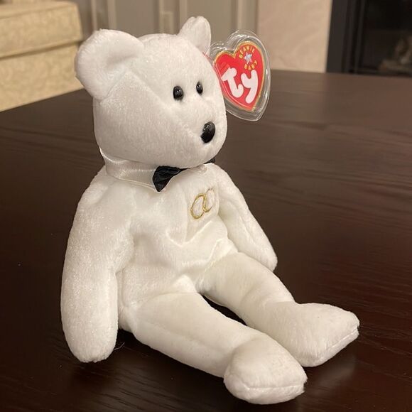 Mr. the Groom Bear with sparkles 2001 Vintage NWT Excellent Condition 9” - Picture 2 of 7